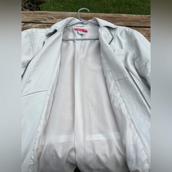 POV 💕White leather jacket💕men’s - Picture 14 of 14